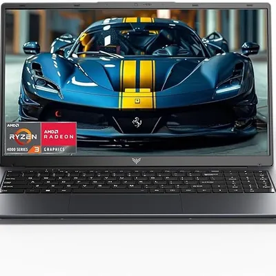 TIVIQUE LX15 15.6 Inch Laptop, AMD Ryzen 4300U, 16GB DDR4 RAM, 512GB NVMe SSD, Windows 11 Pro