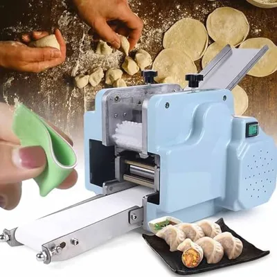 Automatic Dumpling Wrapper Maker - Electric Gyoza & Wonton Machine for Home & Commercial Use, Multifunctional Kitchen Appliance for Easy Cooking & Meal Prep
