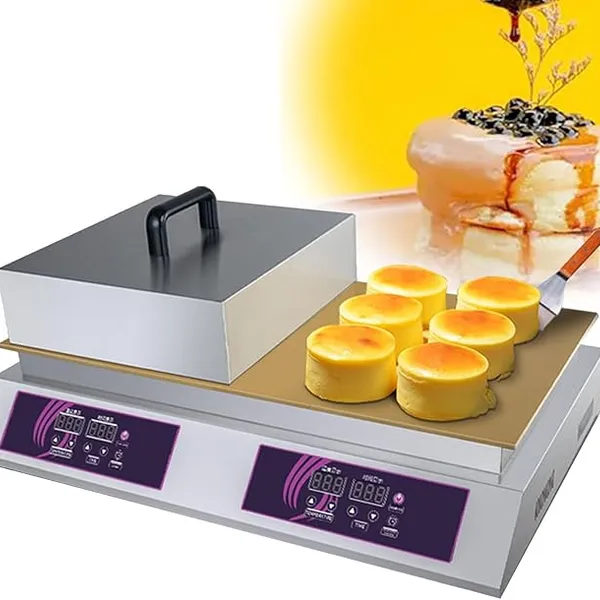 Pancake Maker, Non-Stick Electric Pancake Baker, Stainless Steel Cooking Appliance for Home Kitchen, Bakery, Snack Bar, Cafe, or Restaurant