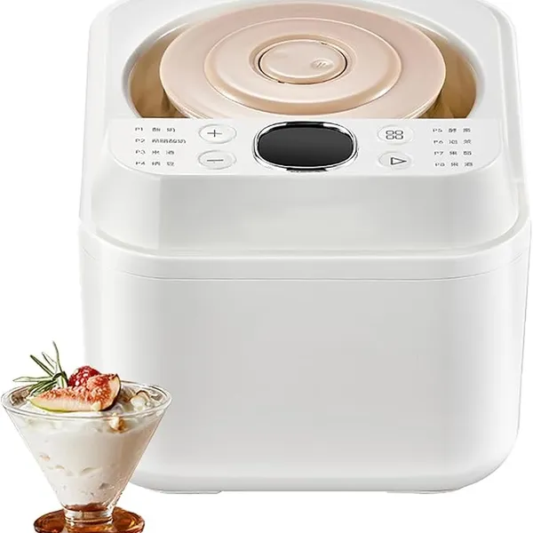 Yogurt Maker - Energy Efficient PTC Heating for Homemade Greek Yogurt, Kitchen Appliance with Glass Jars