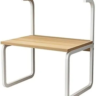 Microwave Oven Stand Rack - Space-Saving Kitchen Shelf for Appliances, Printers & More - Versatile Storage Solution for Home and Office