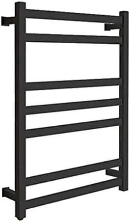 Heated Towel Rack Wall Mounted Electric Towel Warmer for Bathroom Drying Rack 304 Stainless Steel Towel Rails Plug in Electric Towel Warmer Home Bathroom Appliance