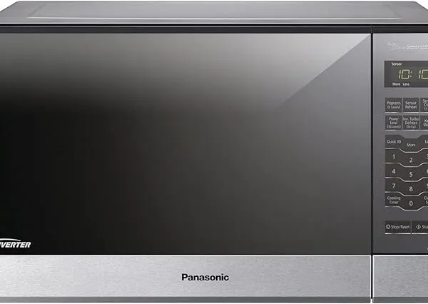 Panasonic Microwave Oven NN-SN686S Stainless Steel Countertop/Built-In with Inverter Technology and Genius Sensor, 1.2 Cubic Foot, 1200W