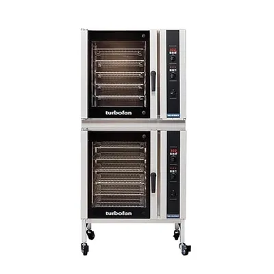 Moffat E35D6-26/2C Stainless Steel Convection Oven, Electric Full Size 2 Deck 208v/60/1-ph