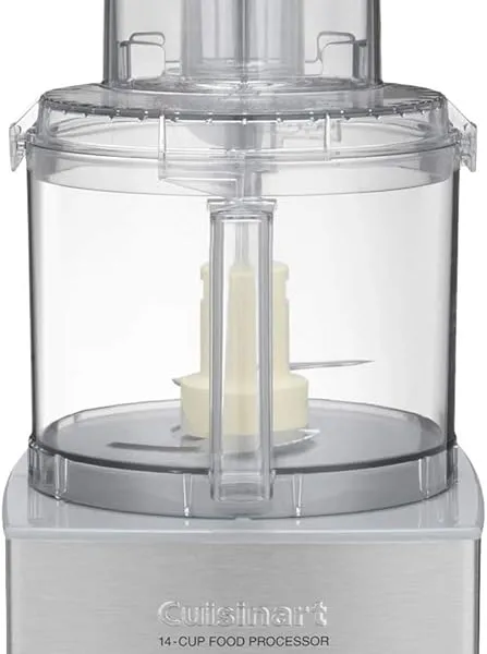 Cuisinart Food Processor 14-Cup Vegetable Chopper for Mincing, Dicing, Shredding, Puree & Kneading Dough, Light Gray Stainless Steel, DFP-14CGRY