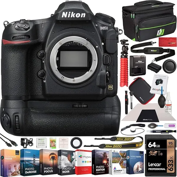 Nikon D850 FX-Format Full-Frame DSLR Camera Body