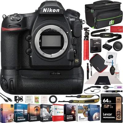 Nikon D850 FX-Format Full-Frame DSLR Camera Body