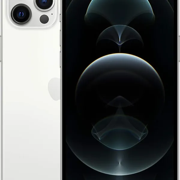 Apple iPhone 12 Pro Max (512GB, Silver) [Locked] + Carrier Subscription
