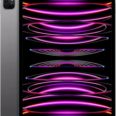 Apple iPad Pro 12.9-inch (6th Generation): with M2 chip, Liquid Retina XDR Display, 128GB, Wi-Fi 6E, 12MP front/12MP and 10MP Back Cameras, Face ID, All-Day Battery Life – Space Gray