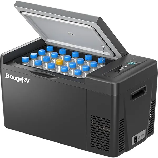 BougeRV 12V Portable Refrigerator 23 Quart Compressor Cooler