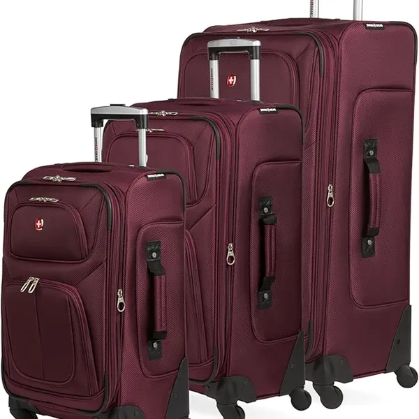 SWISSGEAR Sion Softside Expandable Spinner 3-Piece Luggage Set