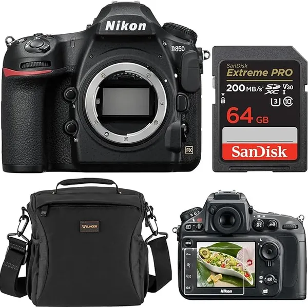 Nikon D850 DSLR Camera 45.7MP Full-Frame FX-Format