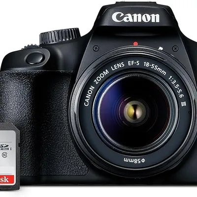 Canon EOS Rebel T100 DSLR Camera with 18-55mm Lens