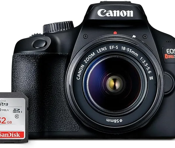 Canon EOS Rebel T100 DSLR Camera with 18-55mm Lens