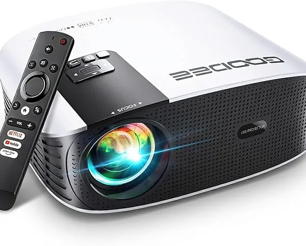 GooDee 4K Smart Projector with Wi-Fi 6 and Auto-Focus