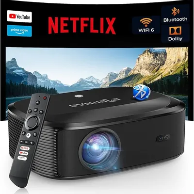 ELEPHAS 4K Smart Video Projector with Wi-Fi and Bluetooth
