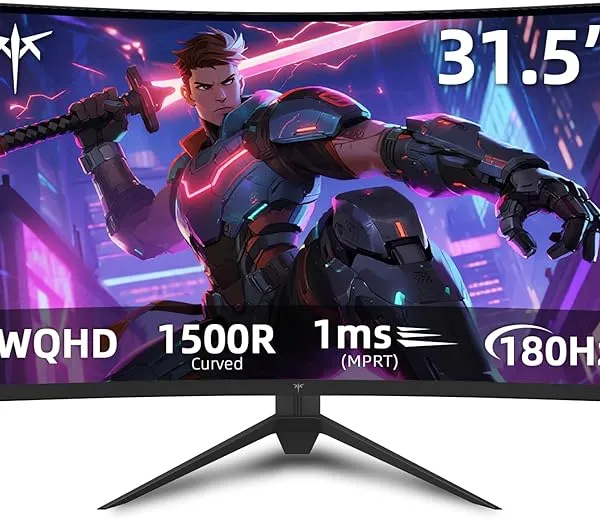 KTC H32S17 32-inch Curved Gaming Monitor 1440P 180Hz