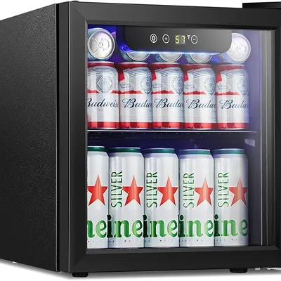 Antarctic Star Mini Fridge 1.3 cu. ft. Beverage Cooler