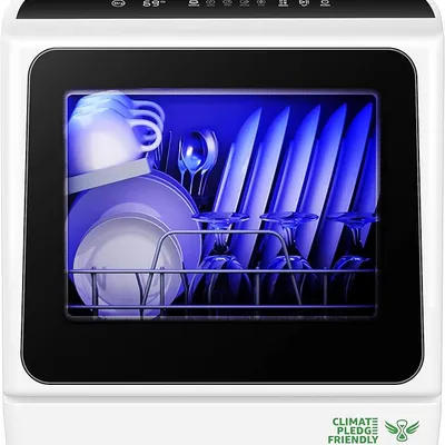 EUHOMY Countertop Dishwasher Portable 5L Water Tank
