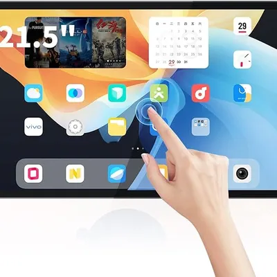 21.5 inch Android 12 Touchscreen Monitor Tablet, 16:9 FHD 1080P, WiFi & BT, Built-in Speakers, RK3588 4GB RAM & 64GB ROM, Smart Board for Classroom, Meeting & Game
