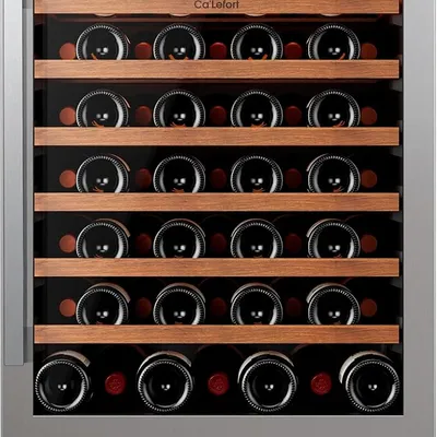 Ca'Lefort 24 Inch Wine Fridge 61 Bottle Dual Zone Refrigerator