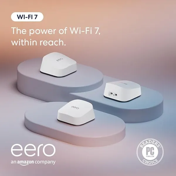 Amazon eero 7 Mesh Wi-Fi 7 Router 3-Pack