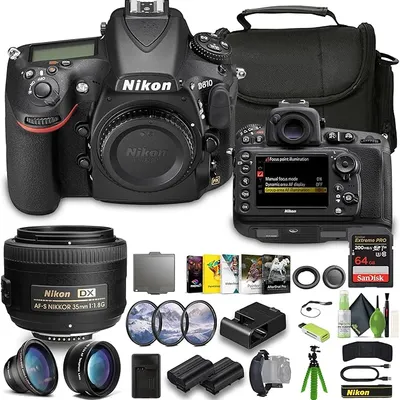 Nikon D810 FX-Format Digital SLR Camera with 35mm f/1.8G Lens