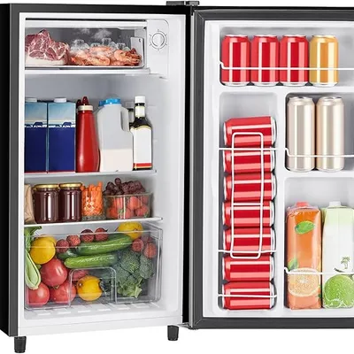 Sweetcrispy 3.2 Cu.Ft Compact Refrigerator Single Door