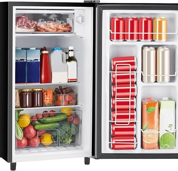 Sweetcrispy 3.2 Cu.Ft Compact Refrigerator Single Door