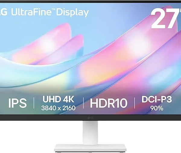 LG 27US500-W 27-Inch 4K UHD IPS Monitor