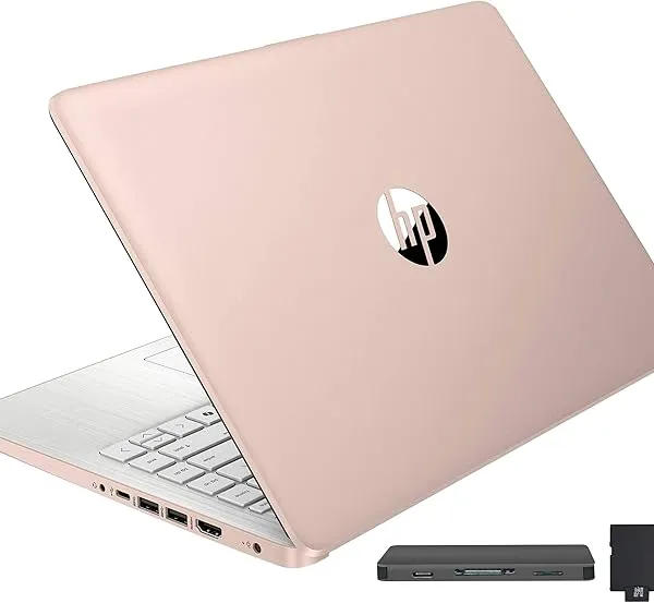 HP Stream 14-inch Laptop, Intel Celeron, 16GB RAM, 416GB Storage, Windows 11 S
