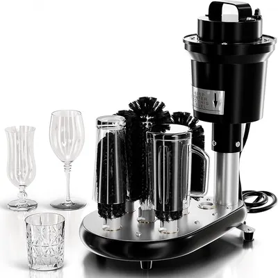 WantJoin Electric Commercial Glass Washer 5-Brush System