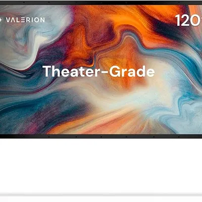 Valerion 120-inch Portable Outdoor Projector Screen with Alloy Frame