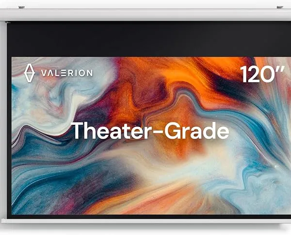 Valerion 120-inch Motorized Outdoor Projector Screen 4K/8K