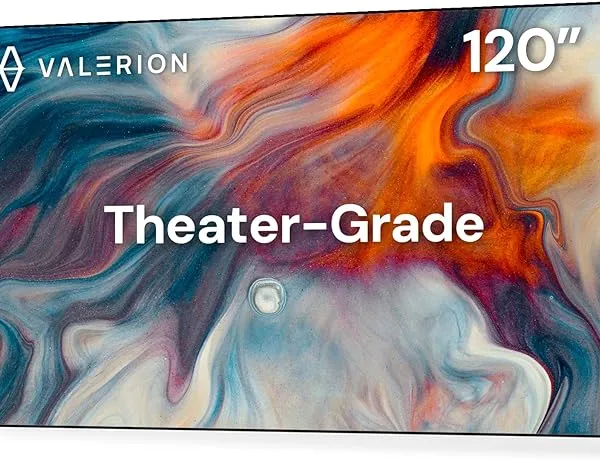 Valerion 120-inch Fixed Frame Projector Screen 4K/8K Ultra HD
