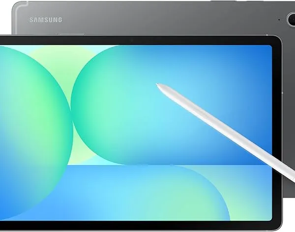 Samsung Galaxy Tab S10 FE 128GB WiFi Android Tablet, Large Display, Long Battery Life, Exynos 1580 Processor, IP68 Water-Resistant, 90 Hz Refresh, S Pen for Note-Taking, US Version, Gray