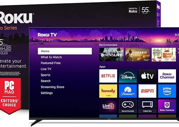 Roku Pro Series 55-Inch 4K Mini-LED Smart TV