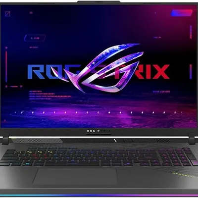 ASUS ROG Strix G18 (2025) Gaming Laptop, 18” 16:10 144Hz/3ms, NVIDIA® GeForce RTXTM 5060, AMD RyzenTM 9 9955HX Processor, 16GB DDR5-5600, 2TB PCIe Gen 4 SSD, Wi-Fi 6E, Windows 11 Home, G814FM-DS95