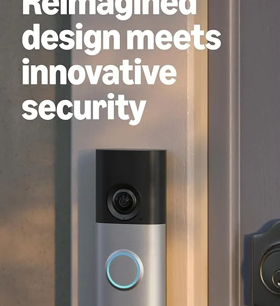 Ring Wired Doorbell Plus (2nd Gen) 2K Video Security Camera