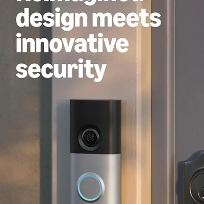 Ring Wired Doorbell Plus (2nd Gen) 2K Video Security Camera