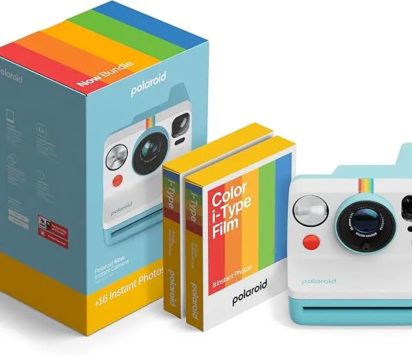 Polaroid Now 3rd Generation I-Type Instant Camera Arctic Blue