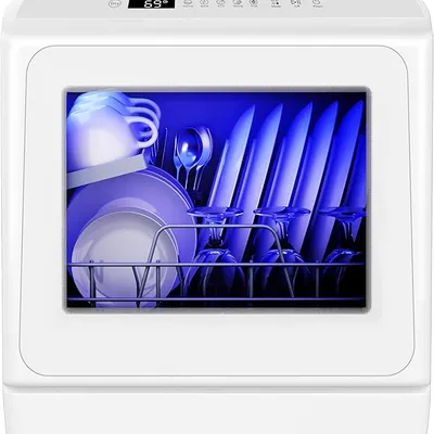 Euhomy Countertop Dishwasher 5L Built-in Tank