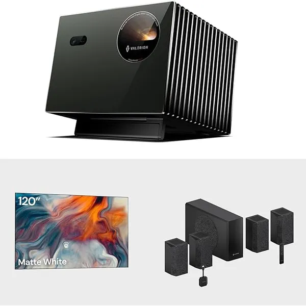 Valerion VisionMaster Pro2 4K Triple Laser Projector Bundle