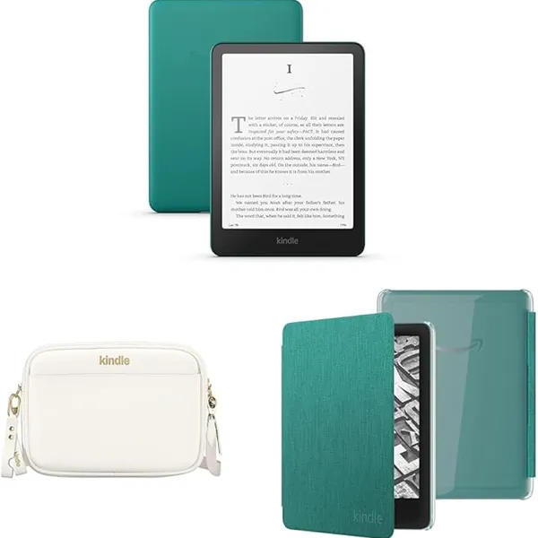 Amazon Kindle Paperwhite 16GB Bundle (Jade)